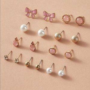 Pack of 9 Pairs of Earrings